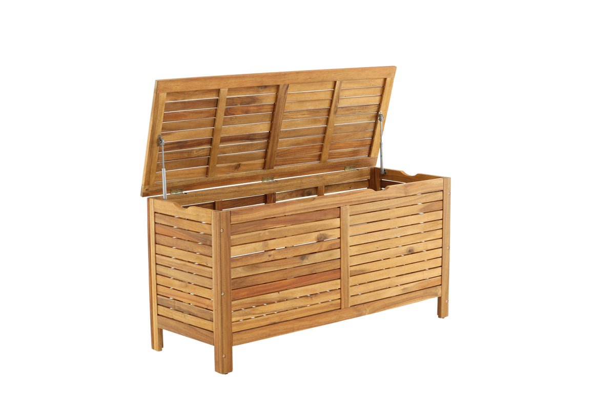 Garten Kissenbox Melissa - Aus Akazie in Natur-Optik