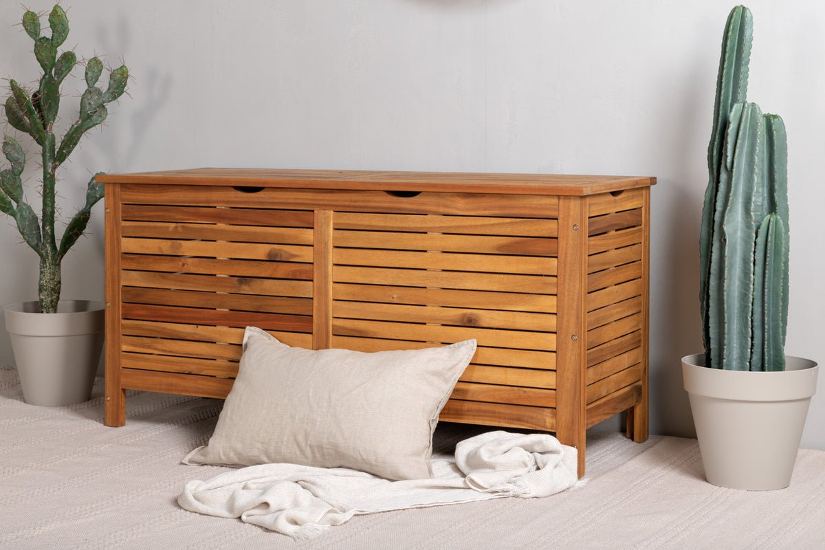 Garten Kissenbox Melissa - Aus Akazie in Natur-Optik