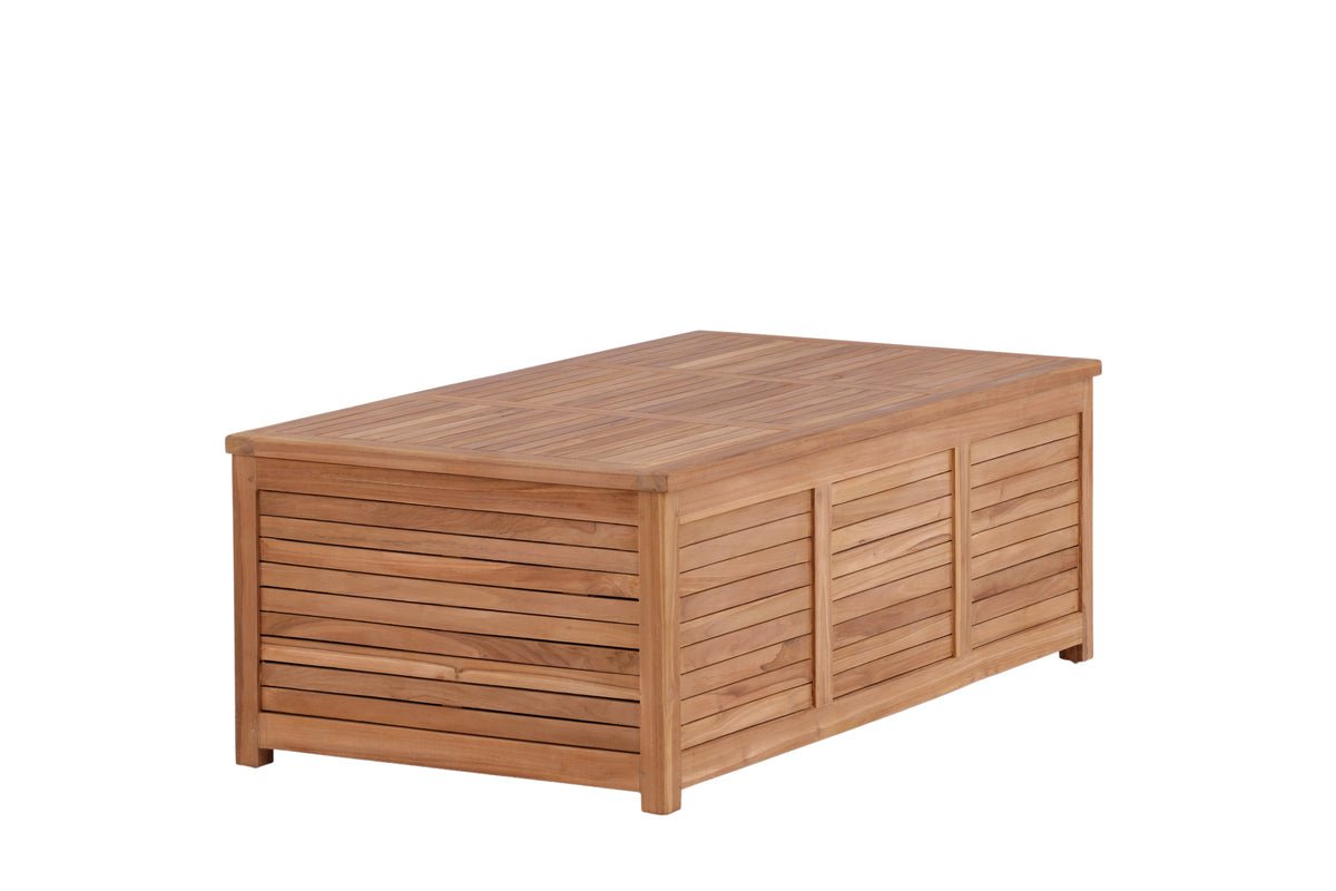 Garten Kissenbox Sorine - 46x130x70 aus Teakholz