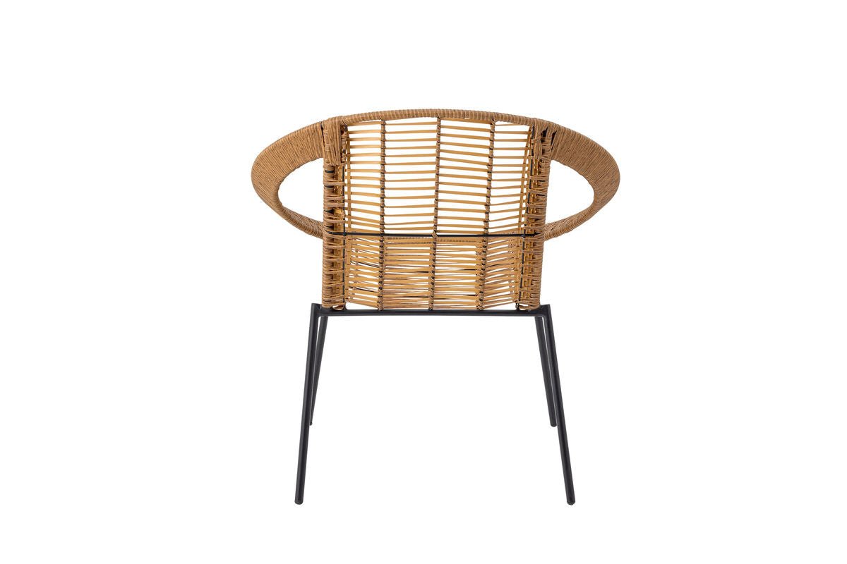Garten-Lounge-Set Cano – Luftiges Polyrattan-Design in Natur (3-teilig)
