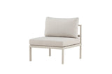 Garten Loungesessel Amina - mit wetterfesten Kissen in Beige