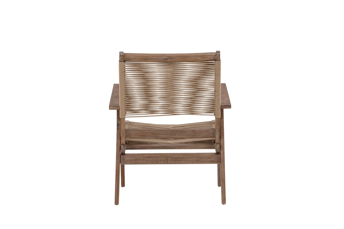 Garten- Loungesessel April - Aus braunem Akazienholz