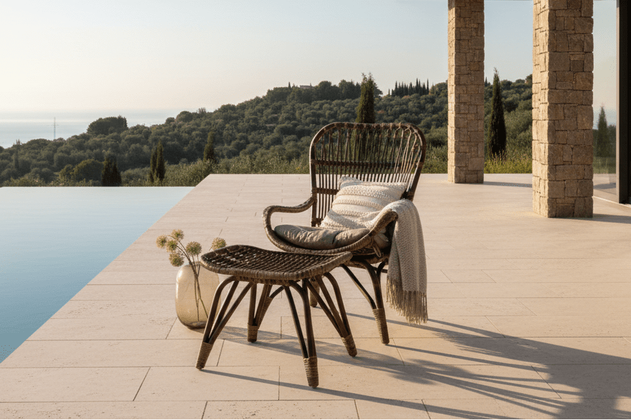 bambus sessel garten Garten-Loungesessel Neapel