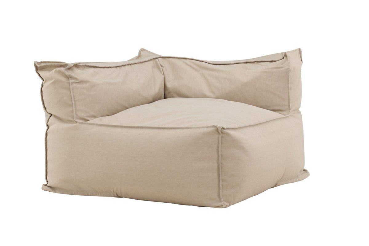 Garten Loungesessel Ravio – aus wetterbeständigem Olefin in Beige
