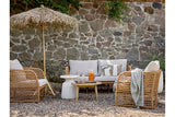 Garten-Sofa Bata – Polyrattan in Natur