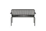 Gartenbank Rover - in beigefarbener oder schwarzer Aluminiumoptik