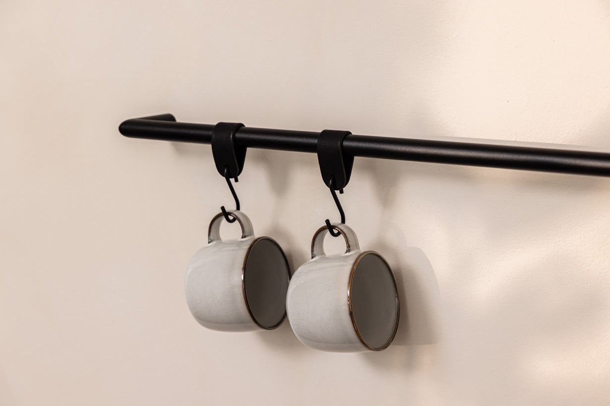 Handtuchhalter Vana – minimalistisch, rund oder eckig, drei Breiten