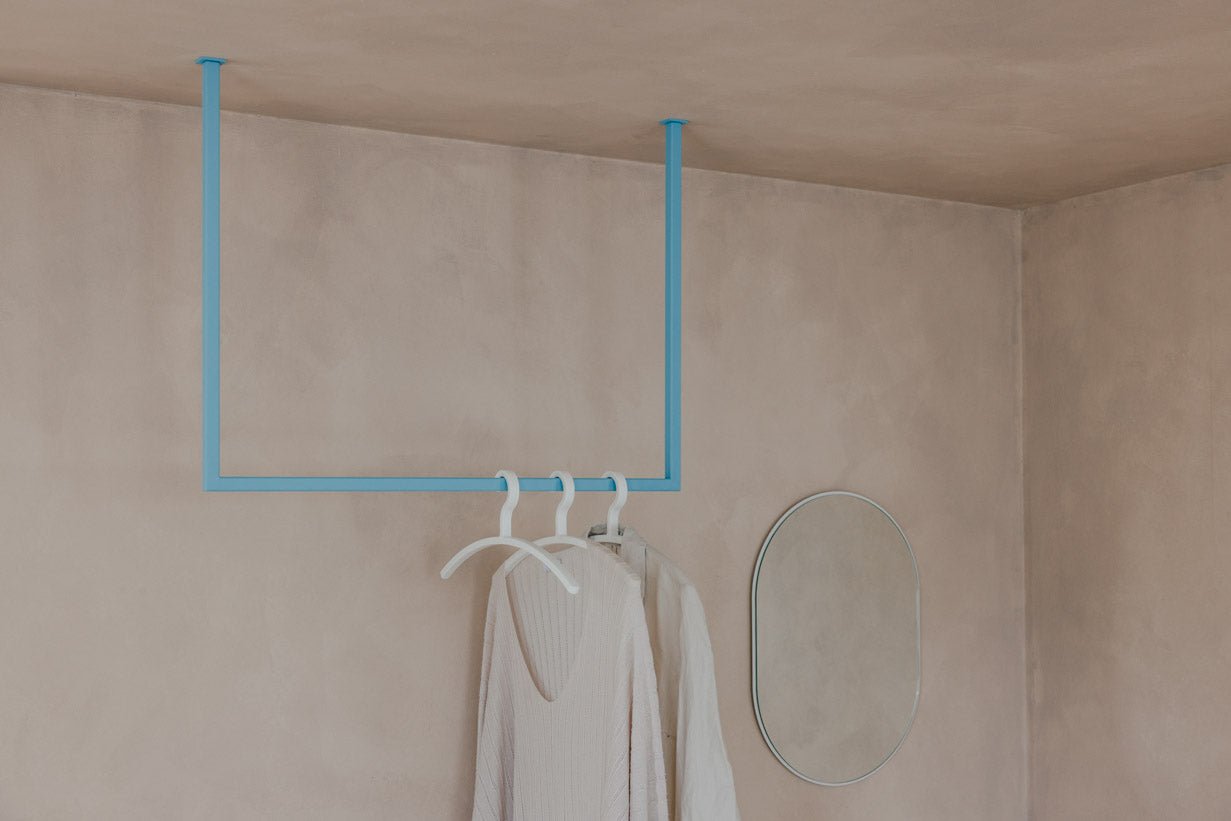 Garderobe/Kleiderstange Rubi – Hängendes Design aus Stahl