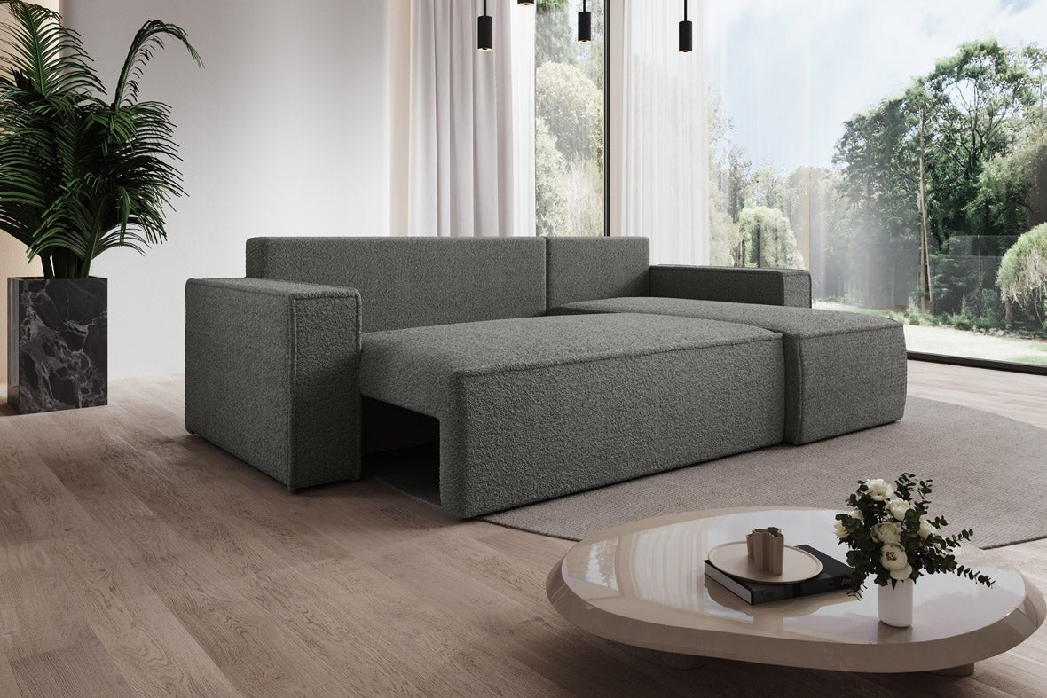 Designer Sofa Lorenzo Schlaffunktion und Stauraum aus Frrotte