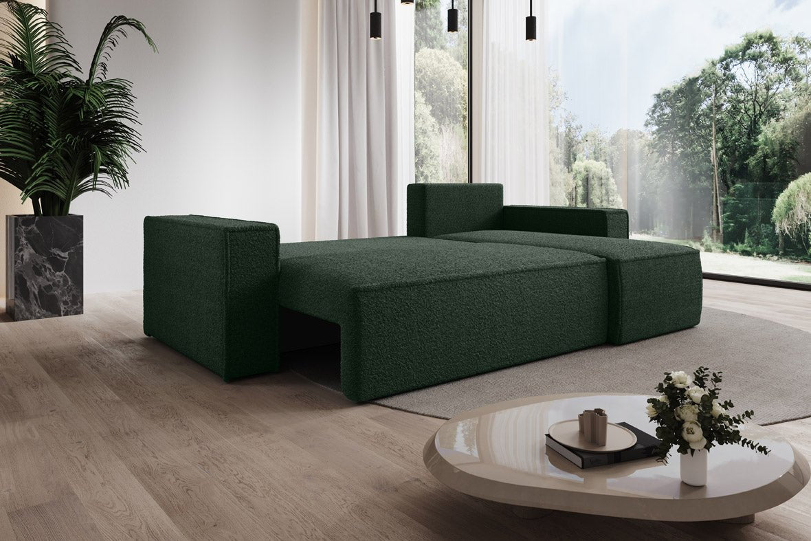 Designer Sofa Lorenzo Schlaffunktion und Stauraum aus Frrotte