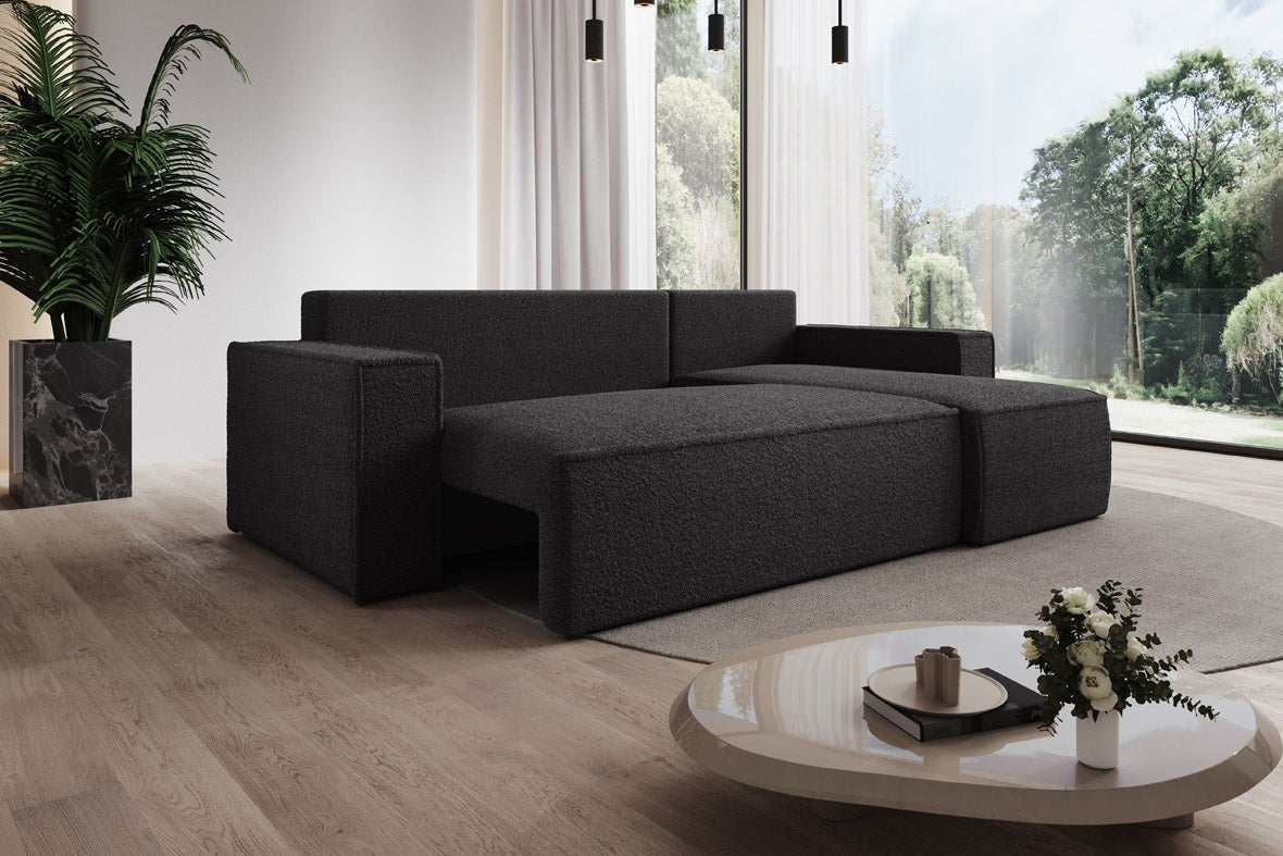Designer Sofa Lorenzo Schlaffunktion und Stauraum aus Frrotte