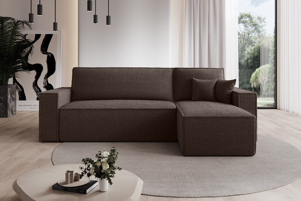 Designer Sofa Lorenzo Schlaffunktion und Stauraum aus Frrotte