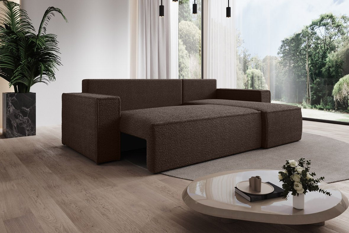 Designer Sofa Lorenzo Schlaffunktion und Stauraum aus Frrotte