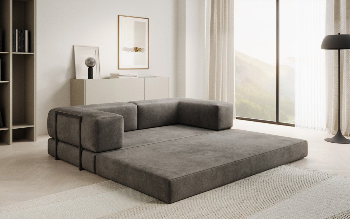 Designer Sofa Lazy 3 Sitzer in Samt