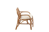 Loungesessel Sevilla – aus Rattan inklusive creme-weißem Kissen