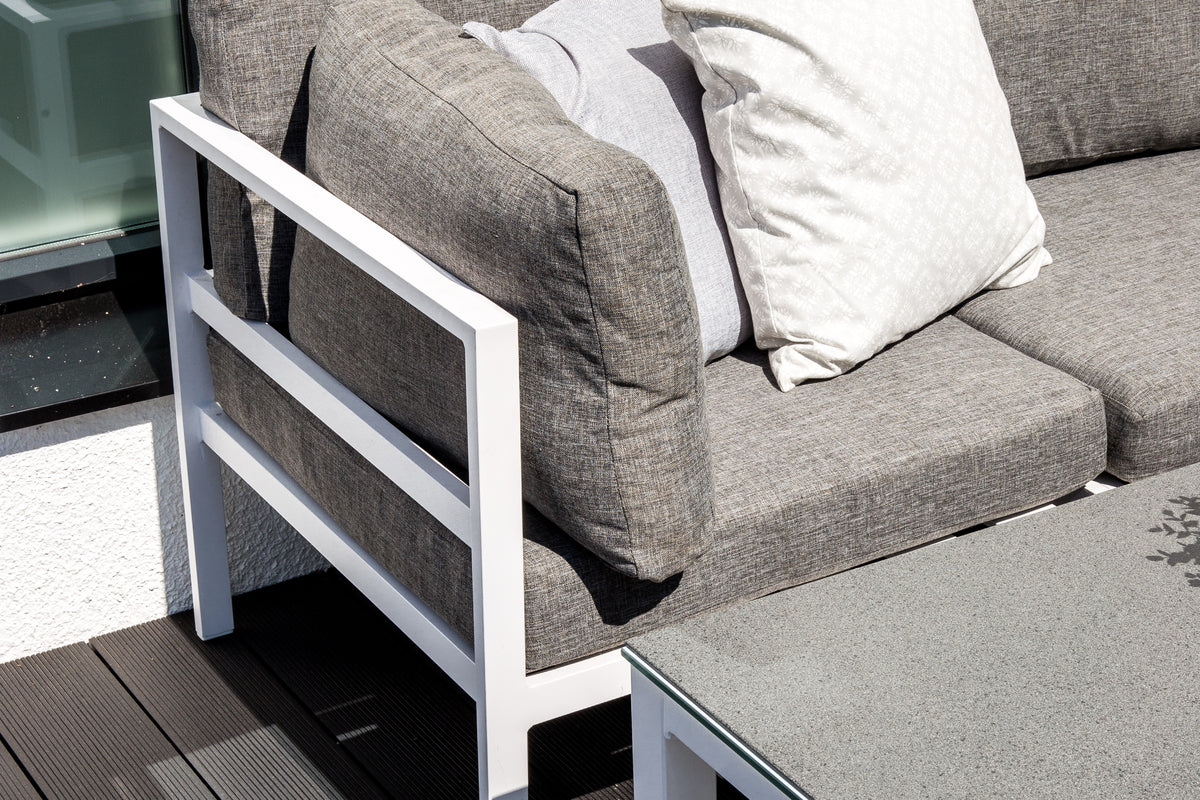 Loungesessel Sofi - Eckmodul mit Kissen für den Außenbereich