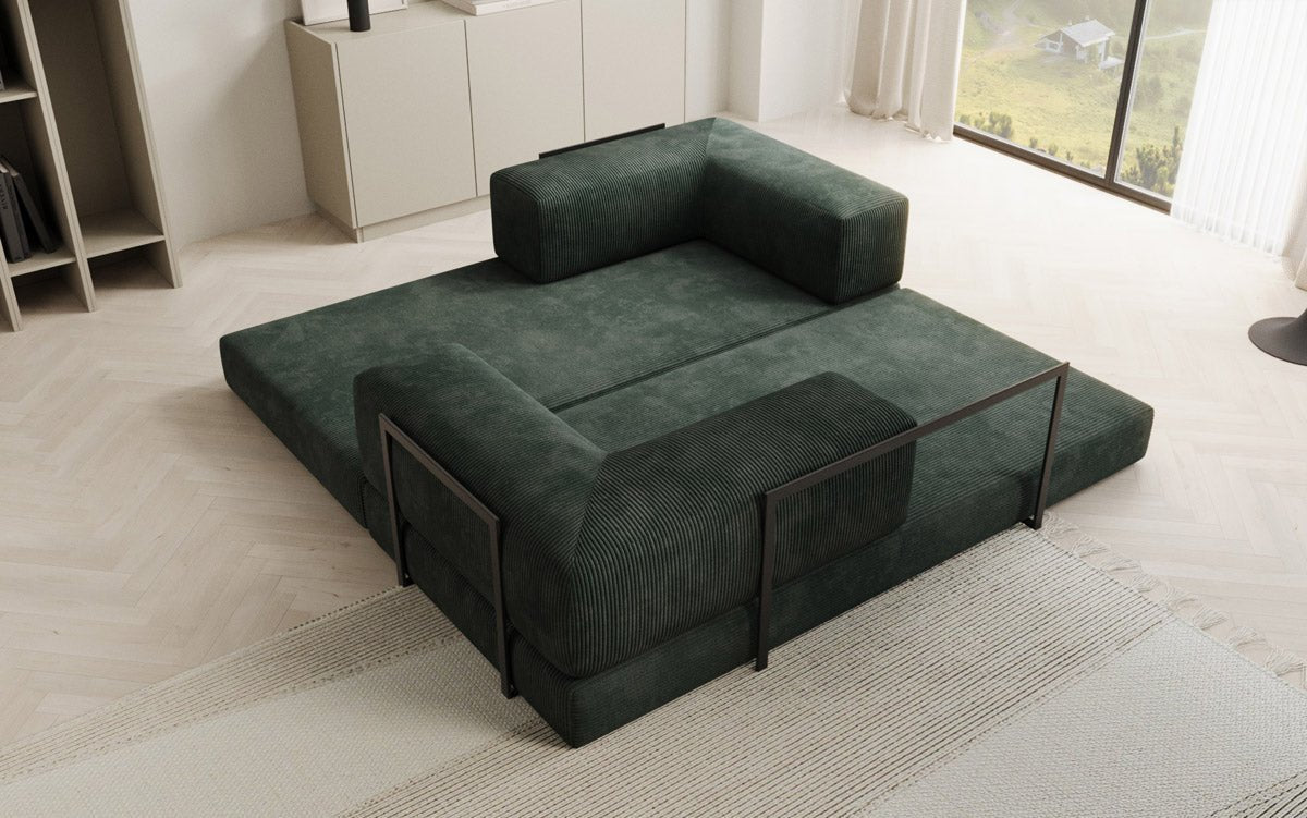 OUTLET - Designer Sofa Lazy 3 Sitzer in Cord