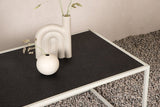 Outdoor-Couchtisch Hana – aus weißem Stahl für Terrasse & Garten