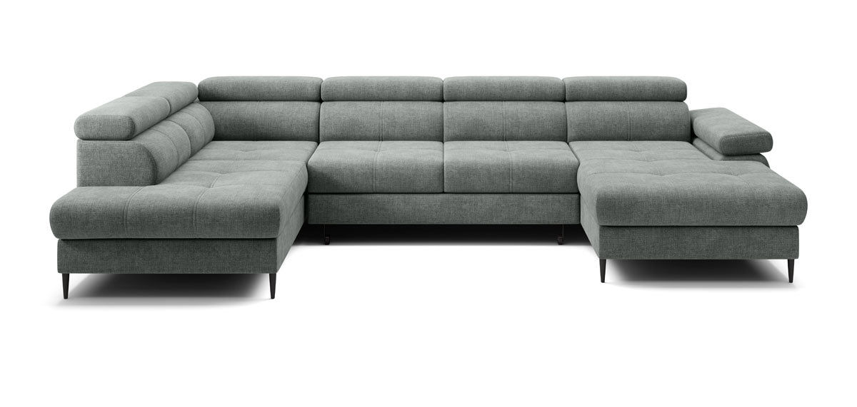 Designer Sofa Cordoba III mit Schlaf- und Klappfunktion