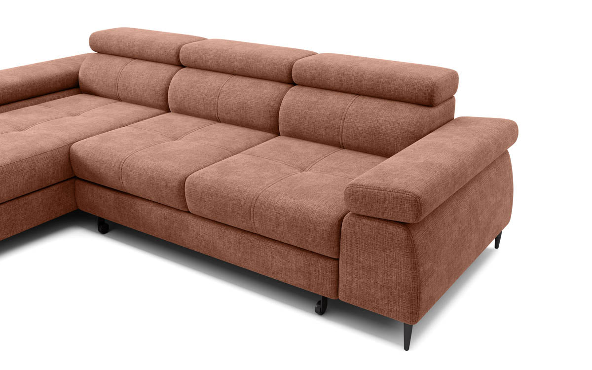 Designer Sofa Cordoba I mit Schlaf- und Klappfunktion