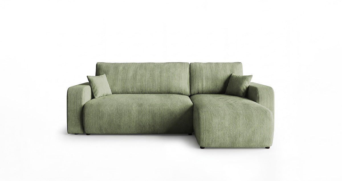 Designer Sofa Calva mit Schlaf- und Klappfunktion in Cord