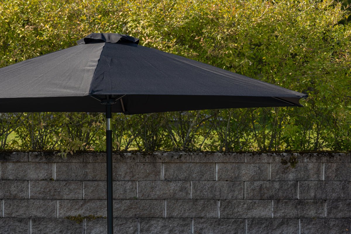 Sonnenschirm Mimor – Ø300 cm in Schwarz
