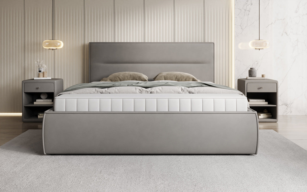 Designer Polsterbett Merry Stoff mit Stauraum