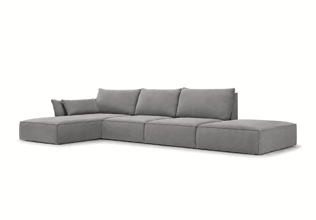 Designer Sofa Nuvola L Open in Samt