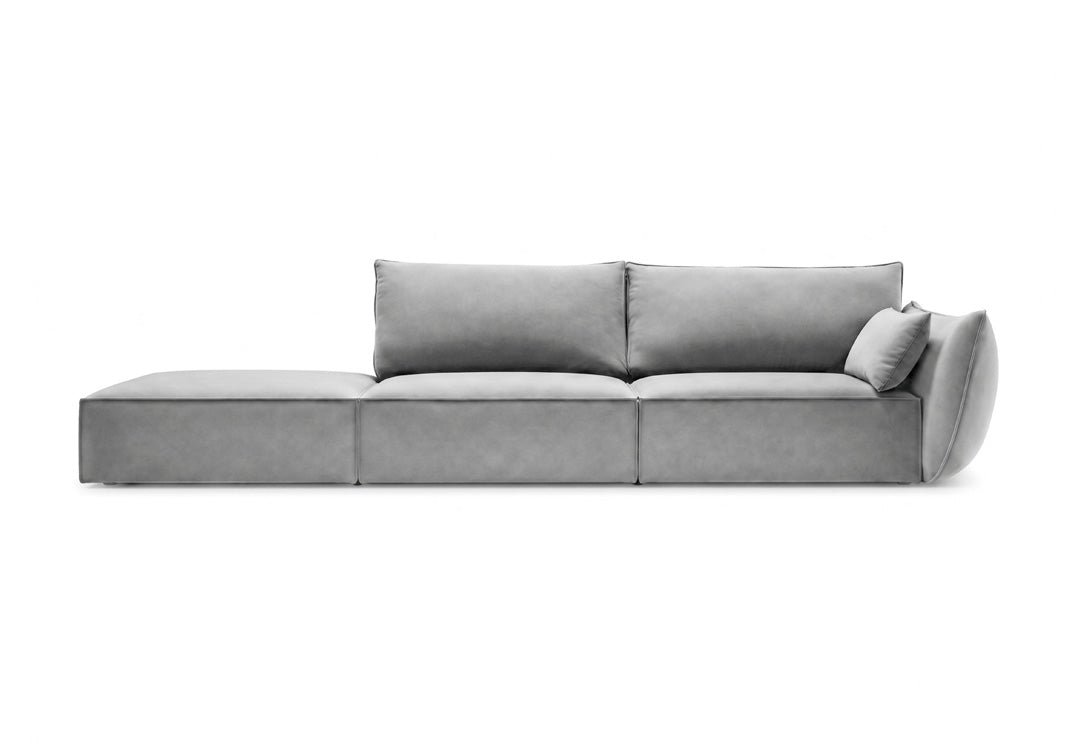 Designer Sofa Chaise Longue Nuvola in Samt