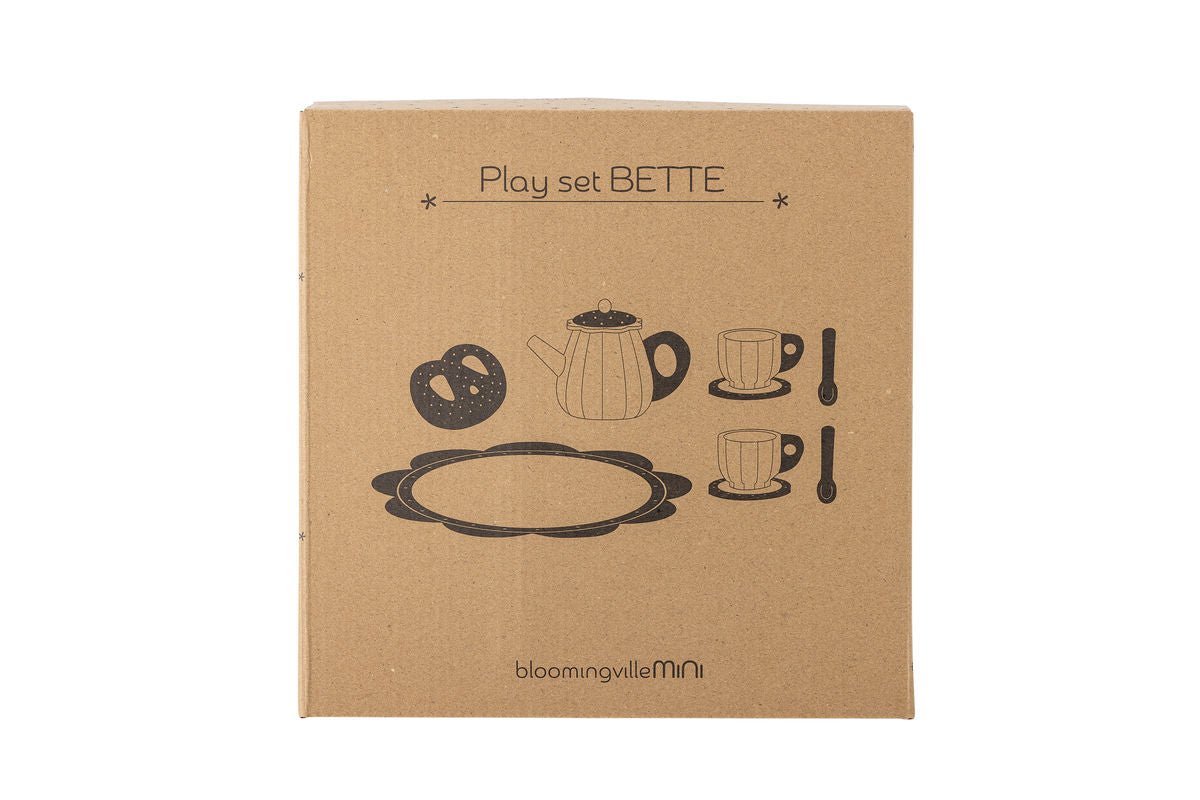 Kinder Spielset Betty – 9-teiliges Tee-Spielset aus Holz für Kinder