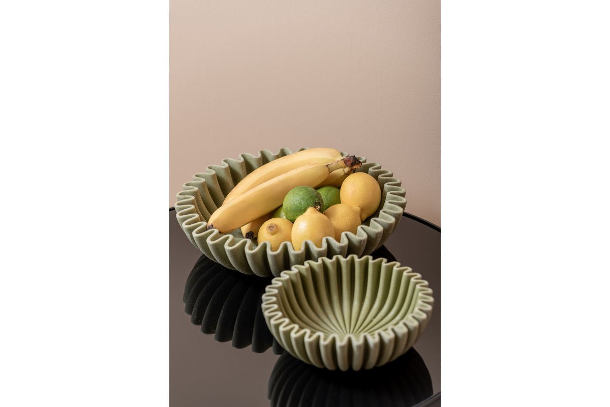 Schale Zorin klein – gefertigt aus Polyresin / Wellenform