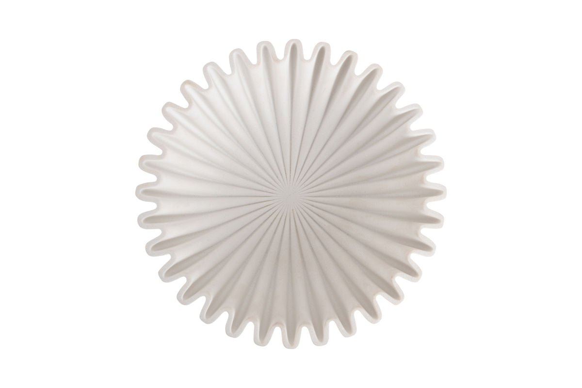 Schale Zorin klein – gefertigt aus Polyresin / Wellenform