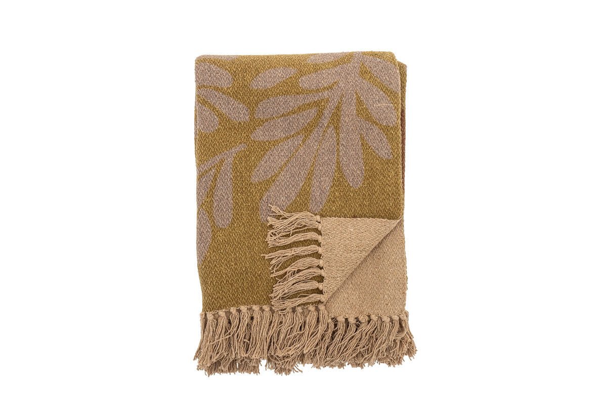 Überwurfdecke Tauri – Bunt, aus recycelter Baumwolle