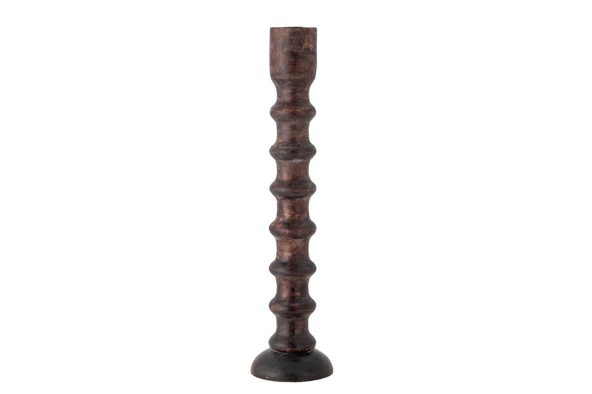 Kerzenhalter „Vireo“ – Mango-Holz in Braun