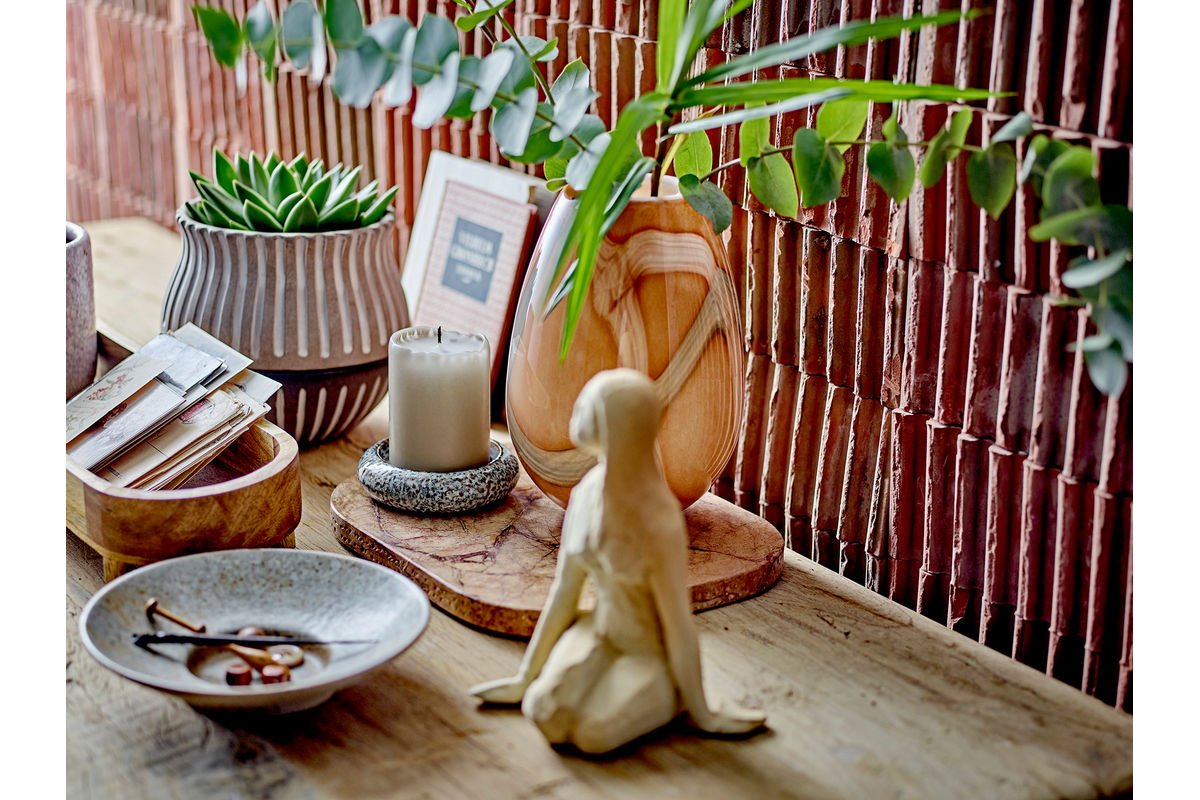 Vase „Arvani“ – Oranges Glas