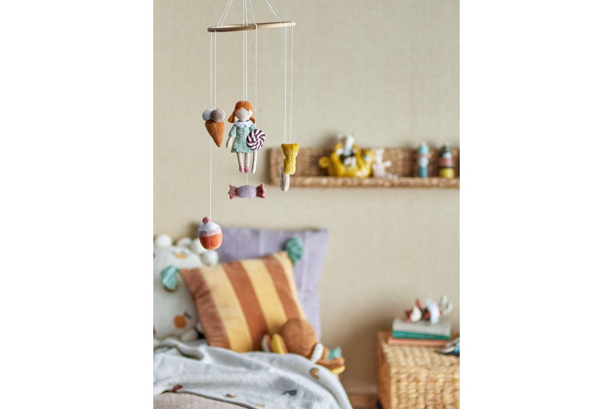 Kinderzimmer-Mobile Sami - mit Bonbon-Details für Babybett oder Wickeltisch