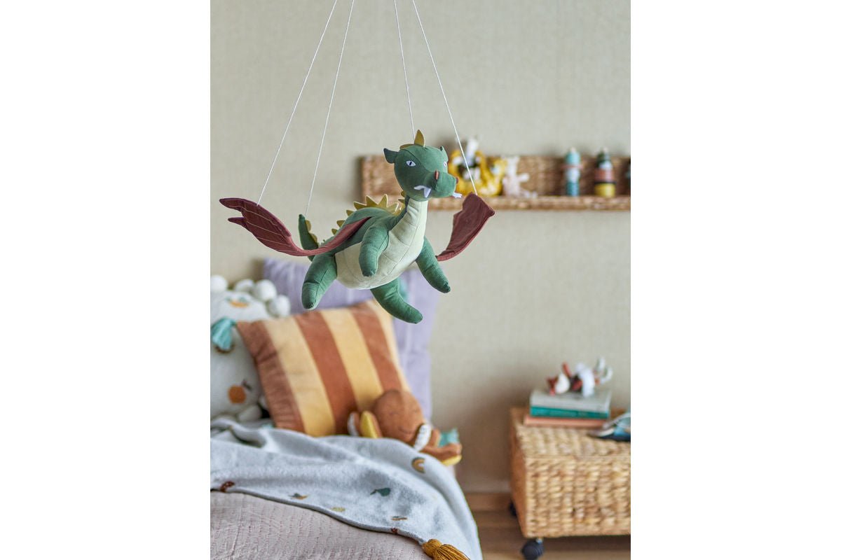 Mobile Fernando - Drache Mobile für Babys & Kinderzimmer in sanften Farben