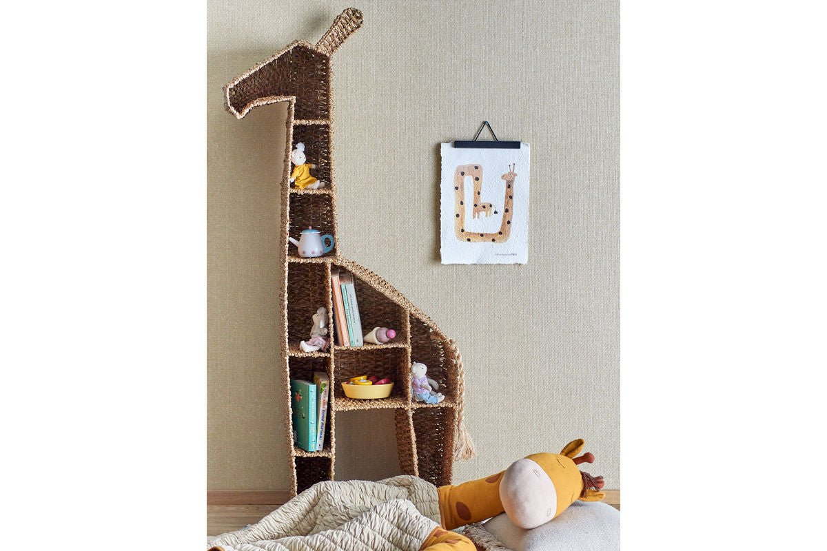 Bücherregal Kita – Giraffen-Regal aus Holz für Kinderzimmer