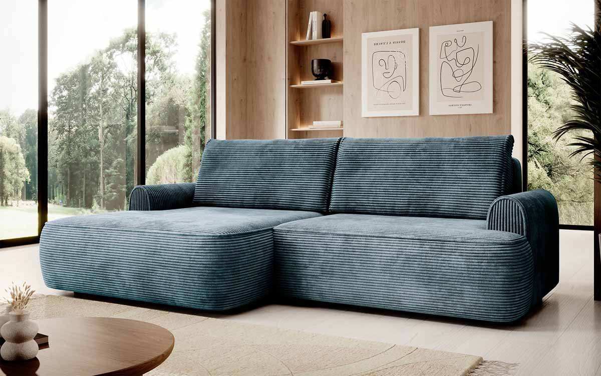 schlafsofa mit aufbewahrung Designer Sofa Onelio mit Stauraum und Schlaffunktion