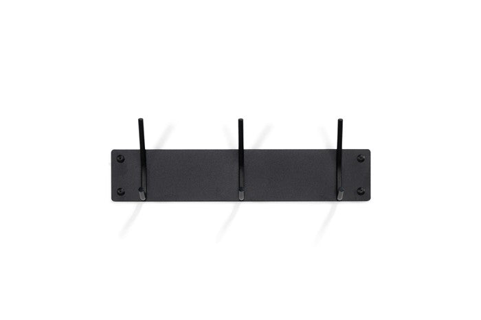 Designer Wandgarderobe Quillo - Schwarz
