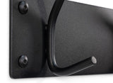 Designer Wandgarderobe Quillo - Schwarz