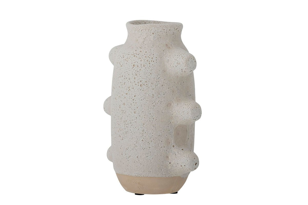 Vase "Brisku" - graue Keramikvase
