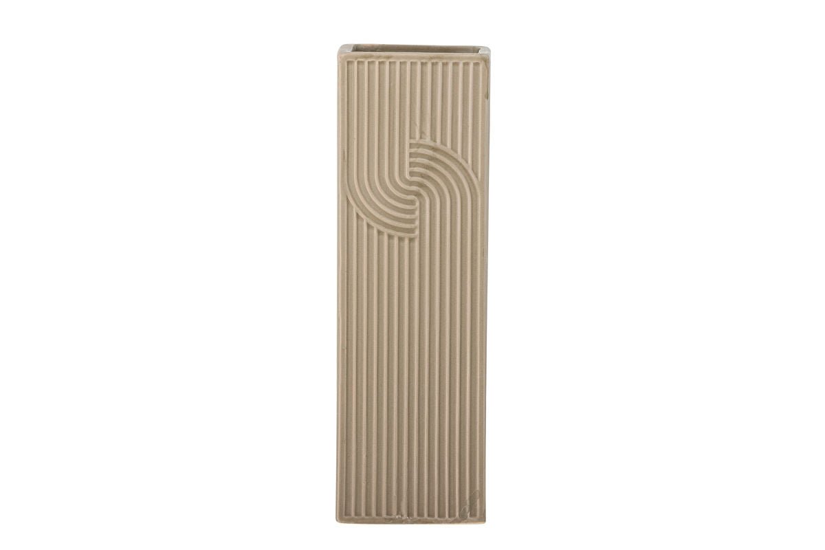 Vase „Orlina“ – Braunes Steingut