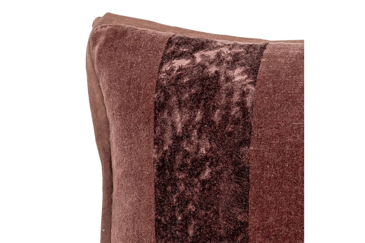 Zierkissen Pavia – Streifendesign in Braun