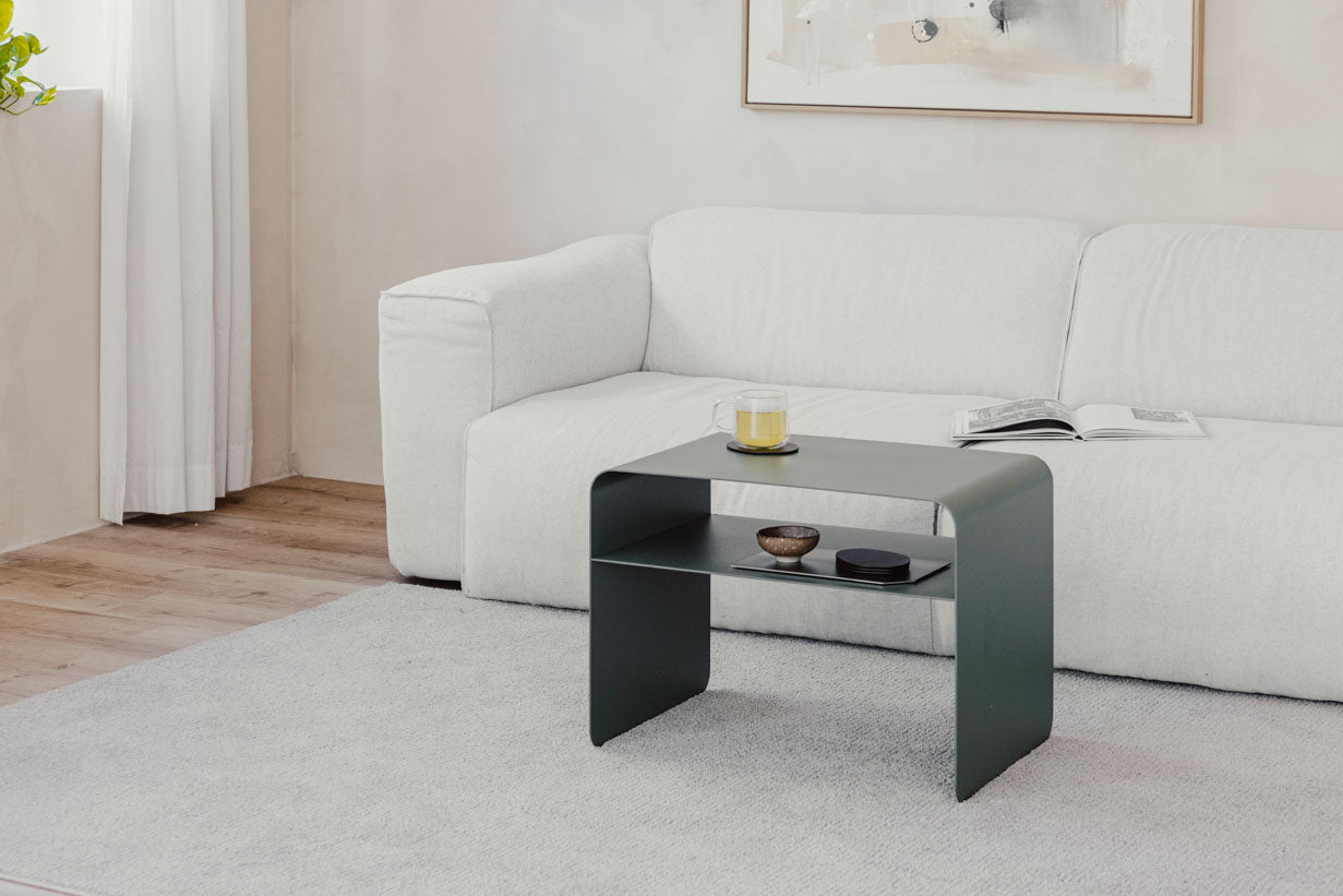 Couchtisch/Beistelltisch Cosmo – Pulverbeschichtetes Metall in modernem Design