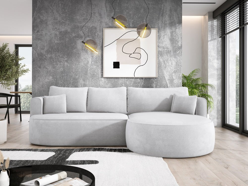 Designer L Sofa Lucca in Bouclé