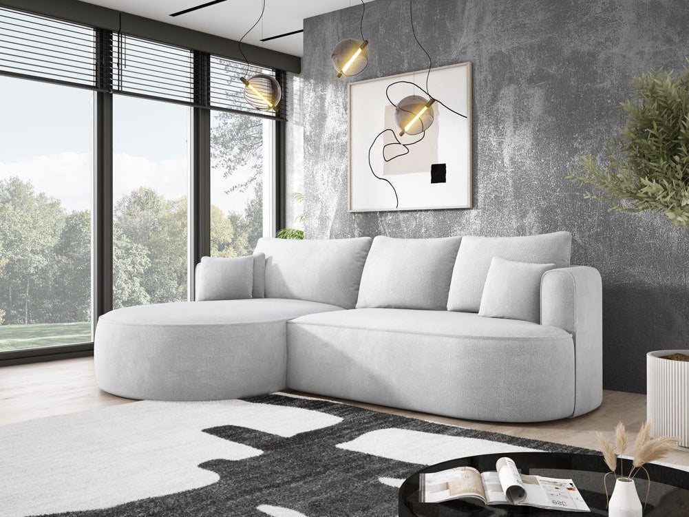 Designer L Sofa Lucca in Bouclé