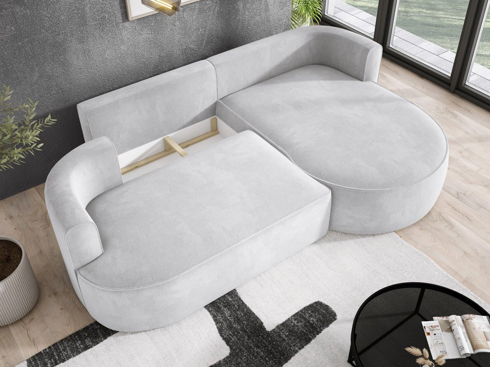 Designer L Sofa Lucca in Bouclé