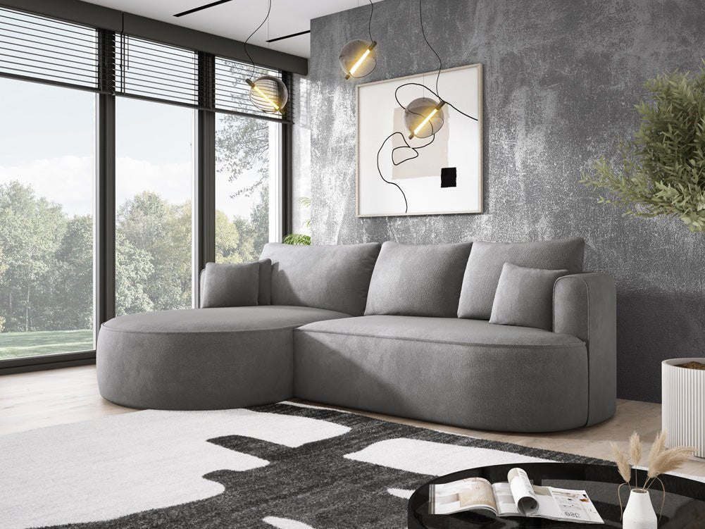 Designer L Sofa Lucca in Bouclé