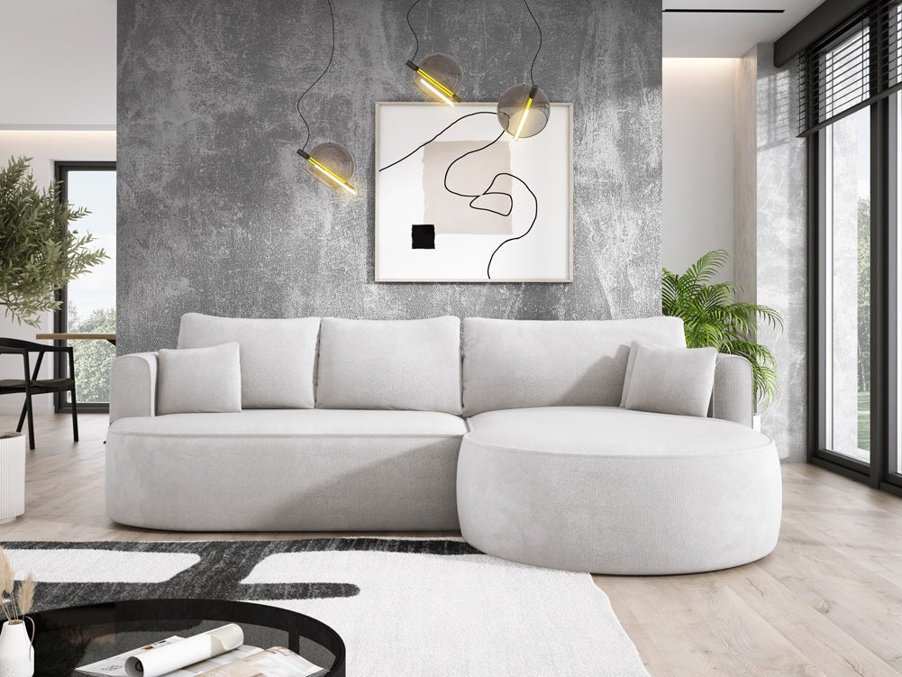 Designer L Sofa Lucca in Bouclé